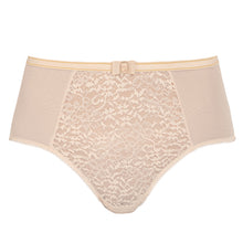 Load image into Gallery viewer, Empreinte Allure Matching High Waisted Brief (Black & Amande)