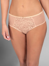 Load image into Gallery viewer, Empreinte Allure Matching High Waisted Brief (Black & Amande)