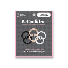 Load image into Gallery viewer, Be Confident Racer Back Bra Clip (3-Pack)