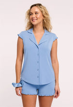Load image into Gallery viewer, Fleur't Shortie PJ Set (Bluebell)