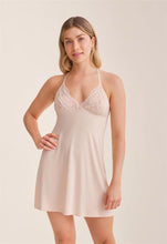 Load image into Gallery viewer, Fleur't Purely Yours Lace Chemise (Champagne)