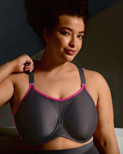 Load image into Gallery viewer, Anita Performance WireX Sports Bra with Underwire (Anthrazit/Pink)