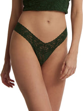Load image into Gallery viewer, Hanky Panky O/S Low Rise Signature Lace Thong Solid Colors