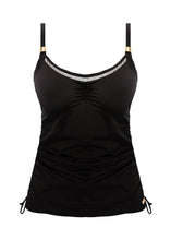 Load image into Gallery viewer, Fantasie East Hampton Underwire Adjustable Side Tankini (Black)
