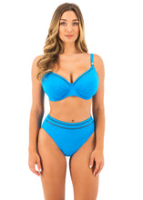 Load image into Gallery viewer, Fantasie East Hampton Matching High-Waist Bikini Brief (Blue Diamond)