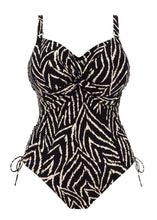 Load image into Gallery viewer, Fantasie Silhouette Island Underwire Twist Front One-Piece Swimsuit (Monochrome)