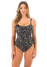 Load image into Gallery viewer, Fantasie Silhouette Island Underwire Adjustable Side Tankini (Monochrome)