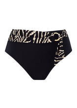 Load image into Gallery viewer, Fantasie Silhouette Island High Waist Bikini Brief (Monochrome)
