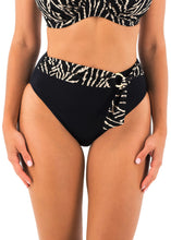 Load image into Gallery viewer, Fantasie Silhouette Island High Waist Bikini Brief (Monochrome)