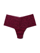 Load image into Gallery viewer, Hanky Panky O/S Retro Thong Signature Lace Solid Colors