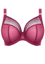 Load image into Gallery viewer, Elomi Matilda J-Hook Plunge Underwire Non-Padded Bra (Chilli Red + Cranberry + Daisy)