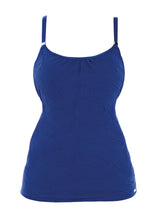 Load image into Gallery viewer, Fantasie Ottawa Scoop Neck Underwired Tankini (Pacific Blue, Black)