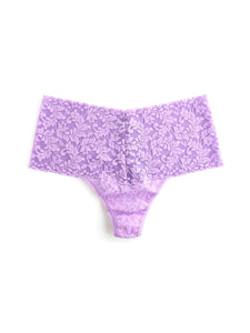 Hanky Panky O/S Retro Thong *Plus*  Signature Lace Solid Colors