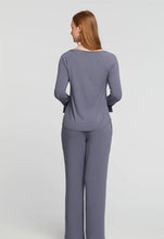 Load image into Gallery viewer, Fleur&#39;t Ribbed Long Sleeve PJ Set
