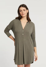 Load image into Gallery viewer, Fleur't Dolman 3/4 Sleeve Nightshirt (ALL COLOURS)