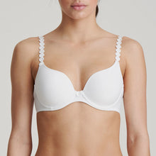 Load image into Gallery viewer, Marie Jo Tom Padded Heartshape Convertible Underwire Bra Natural Ivory + White