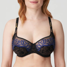 Load image into Gallery viewer, Prima Donna FW23 Cheyney Sultry Black Balcony Vertical Seam Underwire Bra