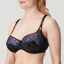 Load image into Gallery viewer, Prima Donna FW23 Cheyney Sultry Black Balcony Vertical Seam Underwire Bra