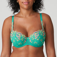 Load image into Gallery viewer, Prima Donna SS24 Lenca Sunny Teal Padded Balcony Underwire Bra