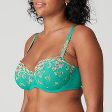 Load image into Gallery viewer, Prima Donna SS24 Lenca Sunny Teal Padded Balcony Underwire Bra