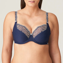 Load image into Gallery viewer, Prima Donna FW23 Osino Sapphire Blue Balcony Tulip Seam Underwire Bra