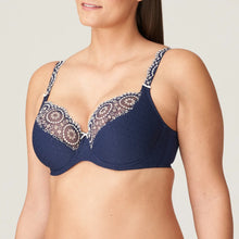 Load image into Gallery viewer, Prima Donna FW23 Osino Sapphire Blue Balcony Tulip Seam Underwire Bra