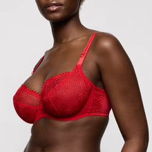 Load image into Gallery viewer, Prima Donna SS26 Sophora True Red Removable Strings Tulip Seam Balcony Underwire Bra