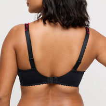Load image into Gallery viewer, Prima Donna FW25 Springdale Black Rose Plunge Underwire Bra