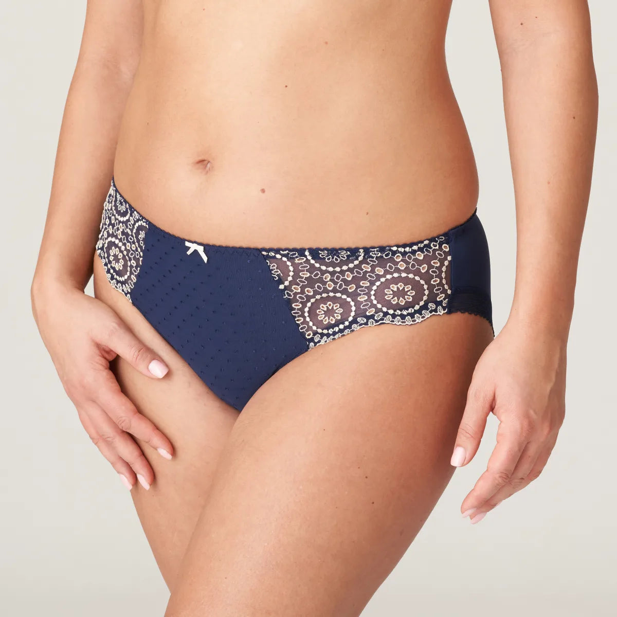 Prima Donna Palace Garden Sapphire Blue Matching Rio Briefs – LES