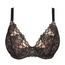 Load image into Gallery viewer, Prima Donna FW23 Livonia Black Half Padded Plunge Underwire Bra