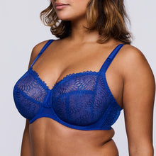 Load image into Gallery viewer, Prima Donna SS25 Sophora Blue Print Removable String Full Cup Underwire Bra