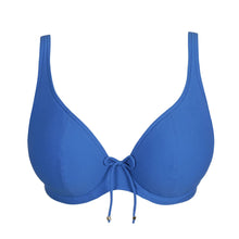 Load image into Gallery viewer, Prima Donna Swim SS25 Aswan Delphinium Cheer Blue Padded Plunge Bikini Top