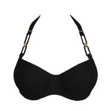 Load image into Gallery viewer, Prima Donna Swim SS25 Kiruna Black Padded Balcony Underwire Bikini Top