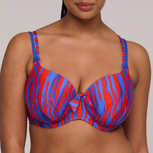 Load image into Gallery viewer, Prima Donna Swim SS25 Skudai Wild Stripes Padded Heartshape Underwire Bikini Top