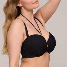 Load image into Gallery viewer, Prima Donna Swim SS25 Kiruna Black Padded Strapless Underwire Bikini Top