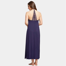 Load image into Gallery viewer, Fleur't Night Shimmer Lace T-Back Long Gown