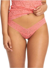 Load image into Gallery viewer, Hanky Panky O/S Low Rise Signature Lace Thong Solid Colors