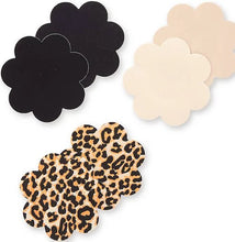Load image into Gallery viewer, The Natural Satin Nipple Covers (Nude, Black, Leopard Print)