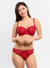 Load image into Gallery viewer, Empreinte FW25 Romy Imperial Red Balcony Unlined Underwire Bra