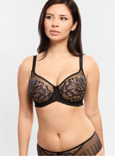Load image into Gallery viewer, Empreinte Amour Black Seamless Unlined Underwire Bra