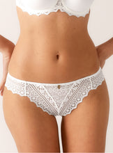 Load image into Gallery viewer, Empreinte Special Edition Cassiopee White Matching Thong