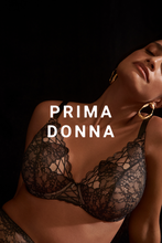 Load image into Gallery viewer, Prima Donna FW23 Livonia Black Half Padded Plunge Underwire Bra