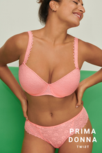 Load image into Gallery viewer, Prima Donna Twist SS23 Sunset Hotel Pink Parfait Padded Balcony Underwire Bra