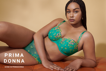 Load image into Gallery viewer, Prima Donna SS24 Lenca Sunny Teal Padded Balcony Underwire Bra