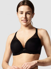 Load image into Gallery viewer, Chantelle Parisian Allure Plunge Lace Moulded Underwire J-Hook T-Shirt Bra (Black, White, Nude)