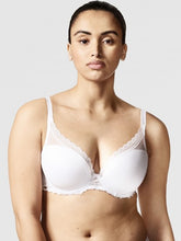 Load image into Gallery viewer, Chantelle Parisian Allure Plunge Lace Moulded Underwire J-Hook T-Shirt Bra (Black, White, Nude)
