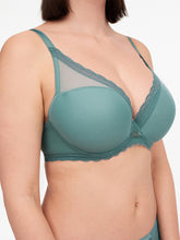 Load image into Gallery viewer, Chantelle Parisian Allure Plunge J-Hook T-Shirt Bra (Vertmousse)