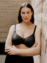 Load image into Gallery viewer, Chantelle C Magnifique Smooth Minimizer T-shirt Underwire Bra (Black + Nude Sand)
