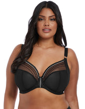 Load image into Gallery viewer, Elomi Matilda J-Hook Plunge Underwire Non-Padded Bra (Black)