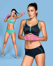 Load image into Gallery viewer, Anita Performance Non-Padded Non-Underwire Sports Bra Smart Rose + Black